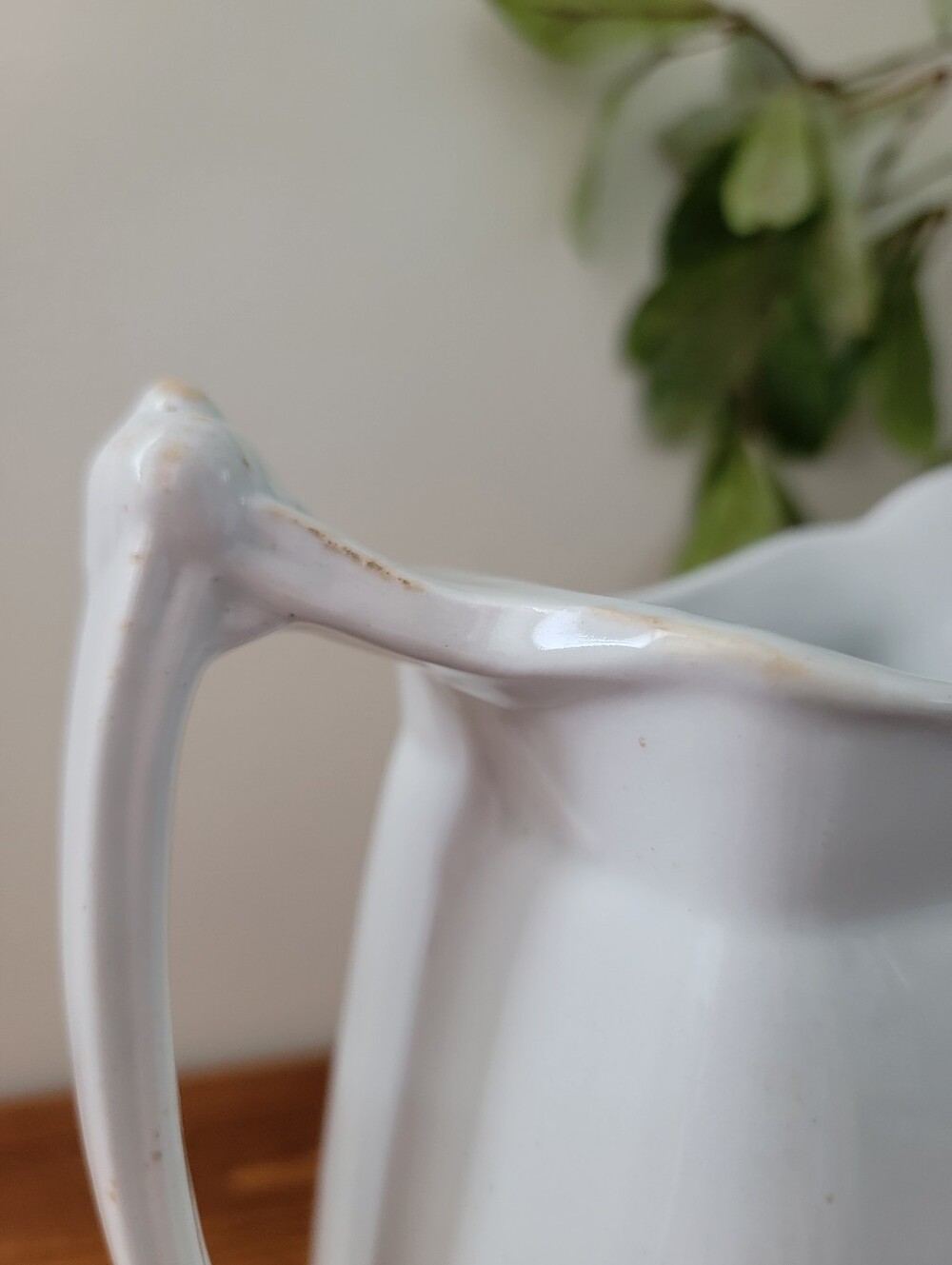 Vintage J & G Meakin Hanley England Ironstone China Large White Water  Pitcher - Picture 7 of 15